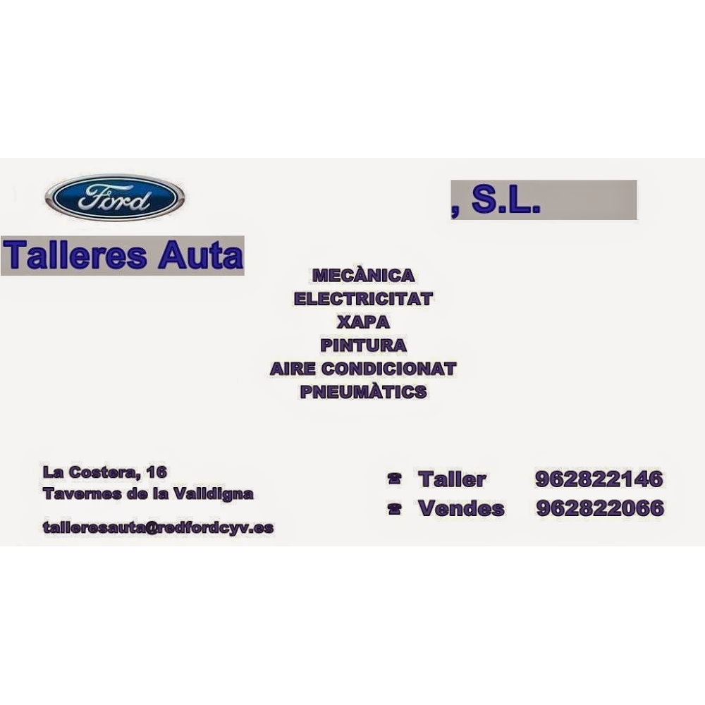 Tallers Auta — Del propietario