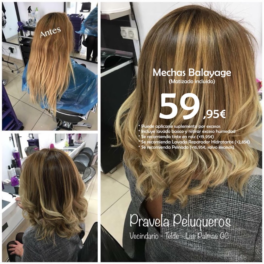 PRAVELA PELUQUEROS TELDE — Carta