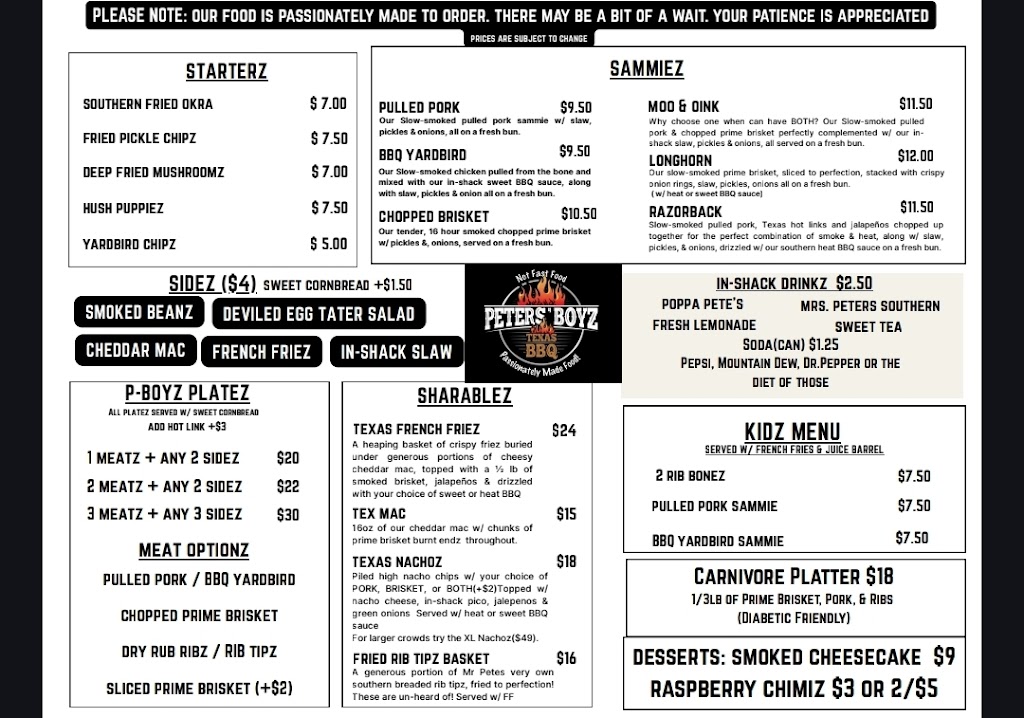  Peters' Boyz Texas BBQ