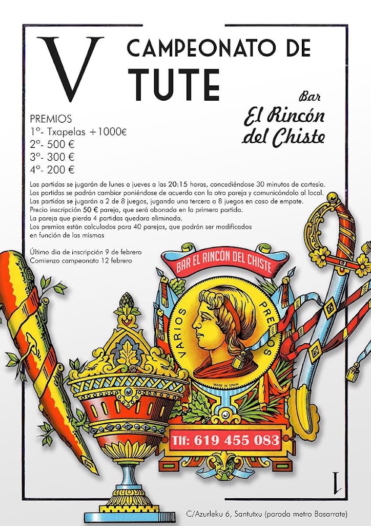 Bar El Rincon Del Chiste — Carta