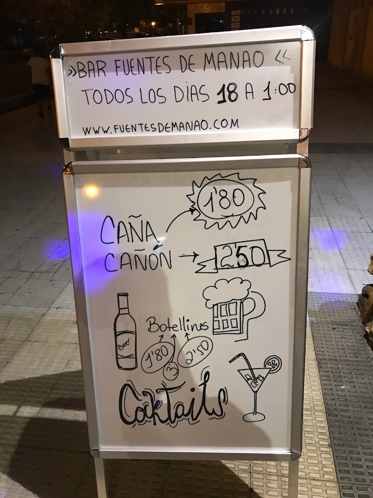 FUENTES DE MANAO — Carta