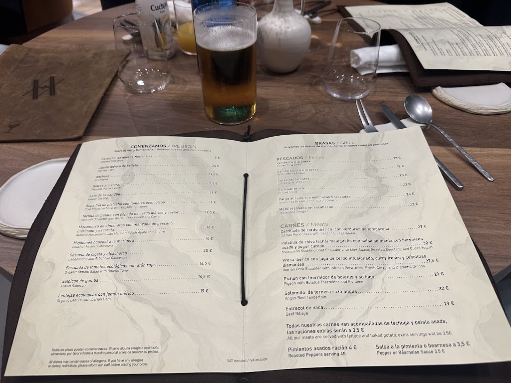Restaurante Aviva | Benalmadena — Carta
