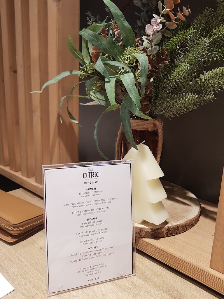 Citric Restaurant — Carta