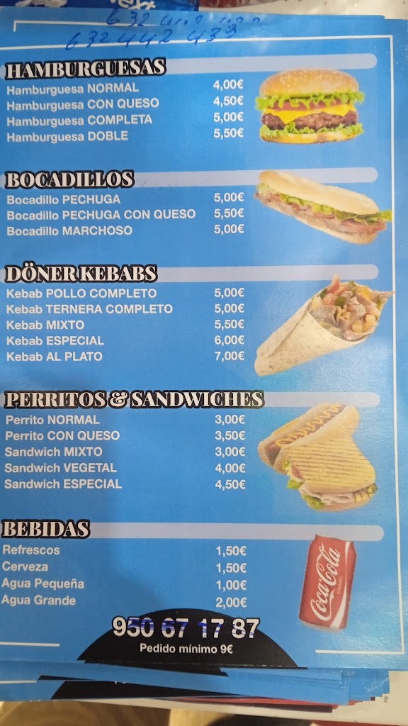 PATATA ASADAS TANGERINO — Carta