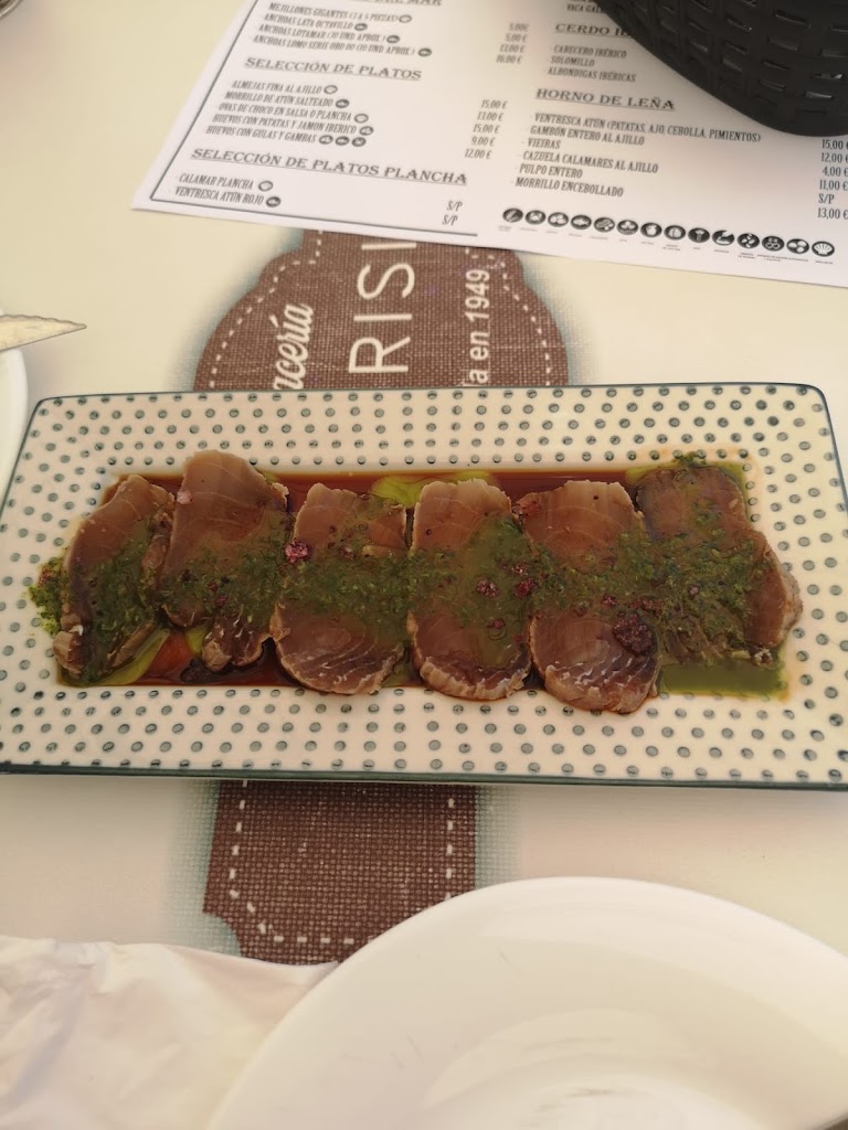 Restaurante La Purisima — Carta