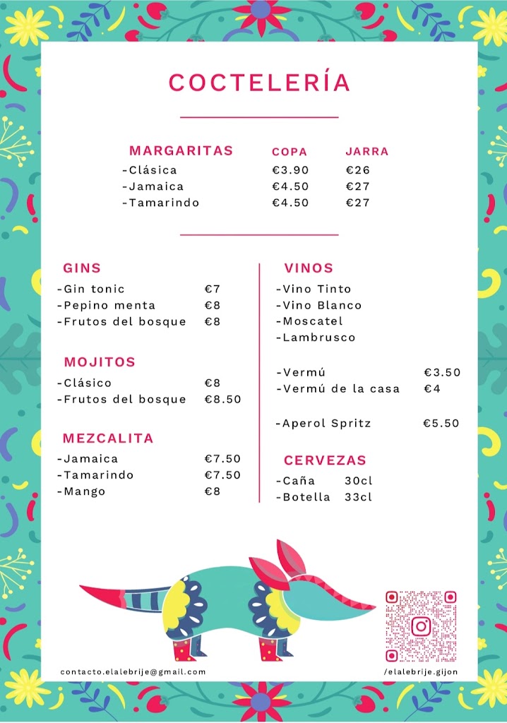 El alebrije — Carta