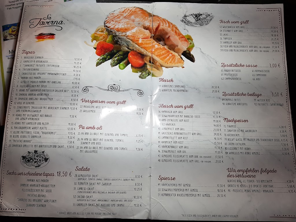 Sa Taverna — Carta