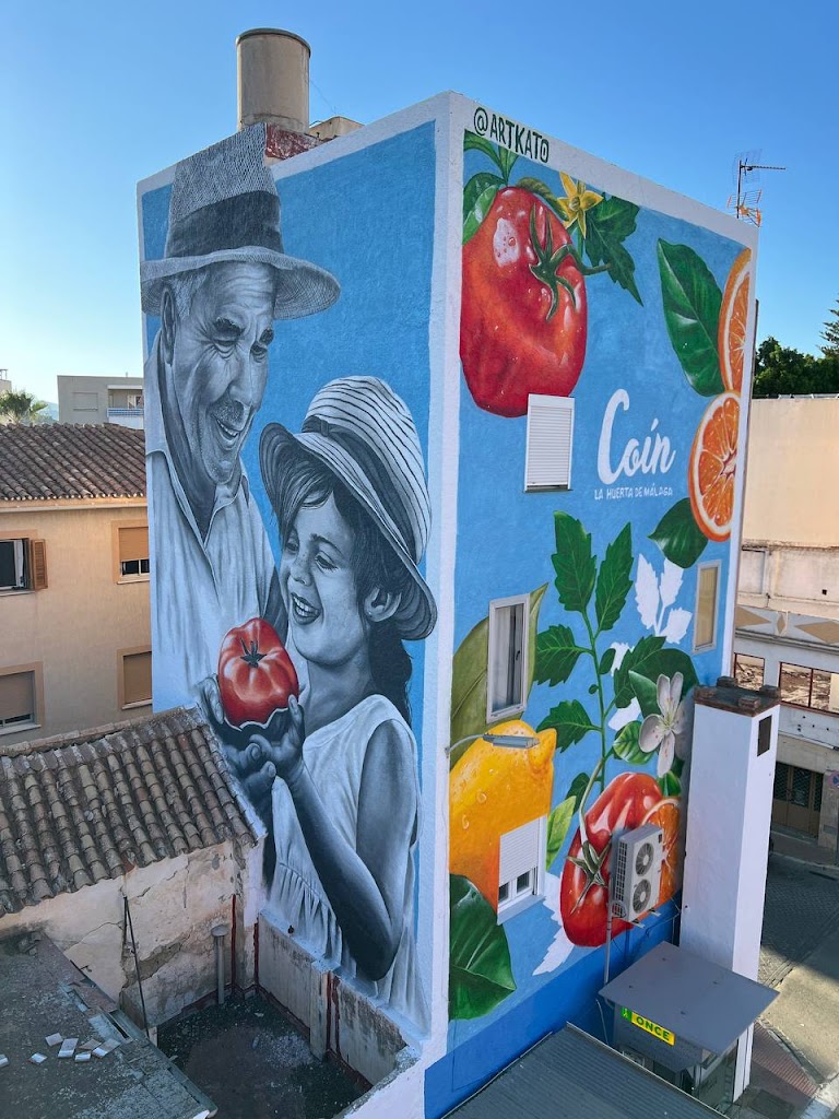 Mural KATO - Coin, huerta de Malaga
