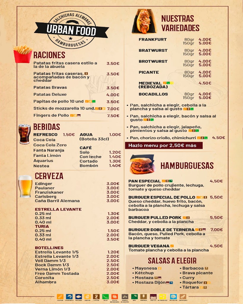 Urban Food — Carta