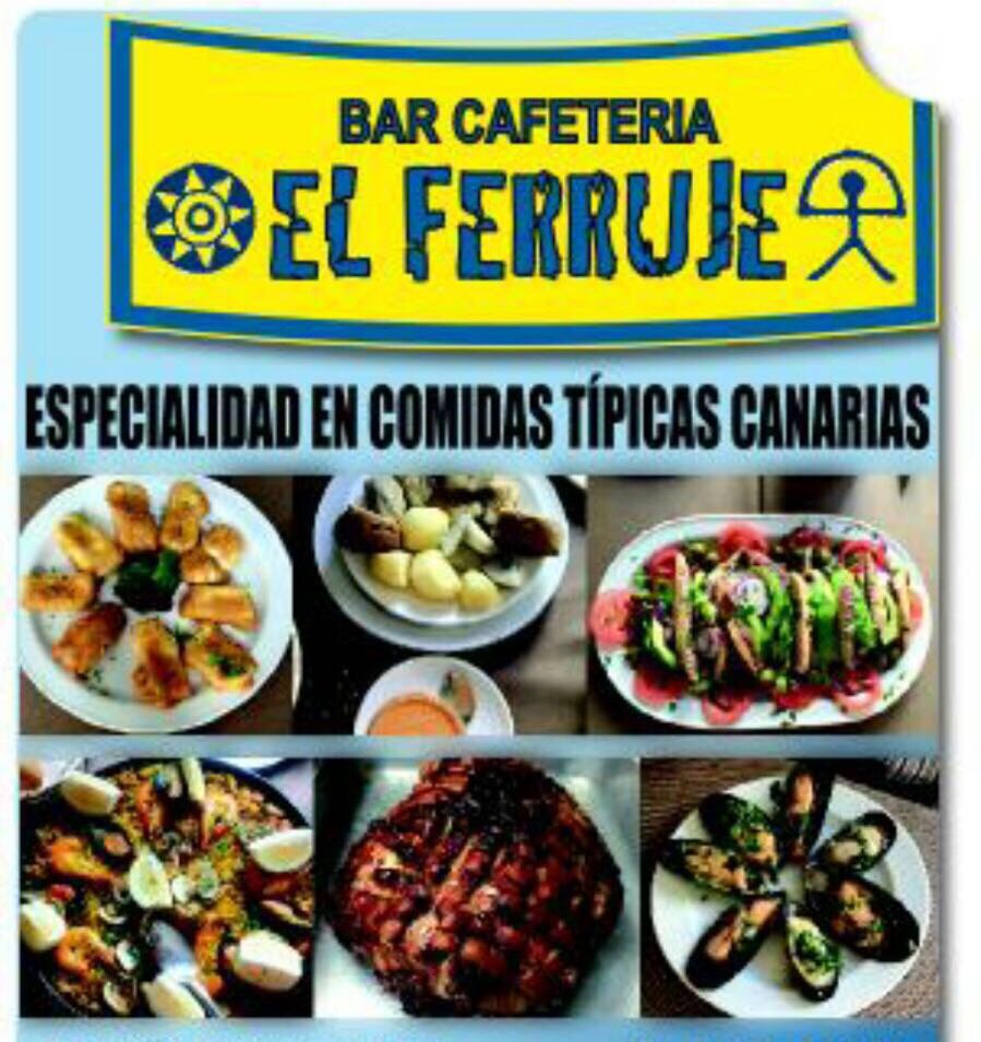 Bar Cafeteria El Ferruje — Carta