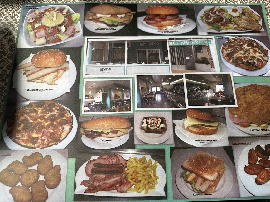 Restaurante Hamburgueseria Chamorrego — Carta