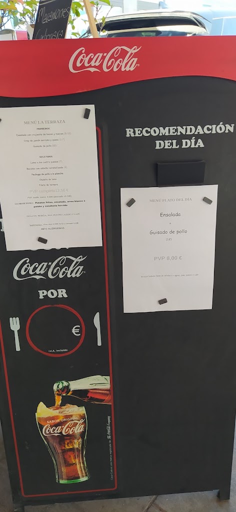 Bar-Restaurante La terraza del parque — Carta