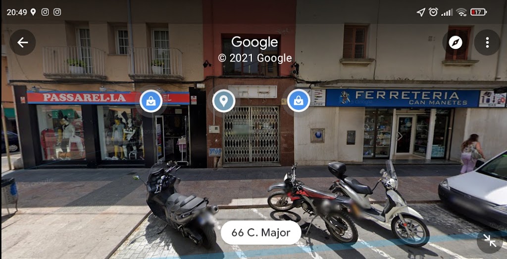 Zona d'Aparcament reservada per a Motos — Estacionamiento