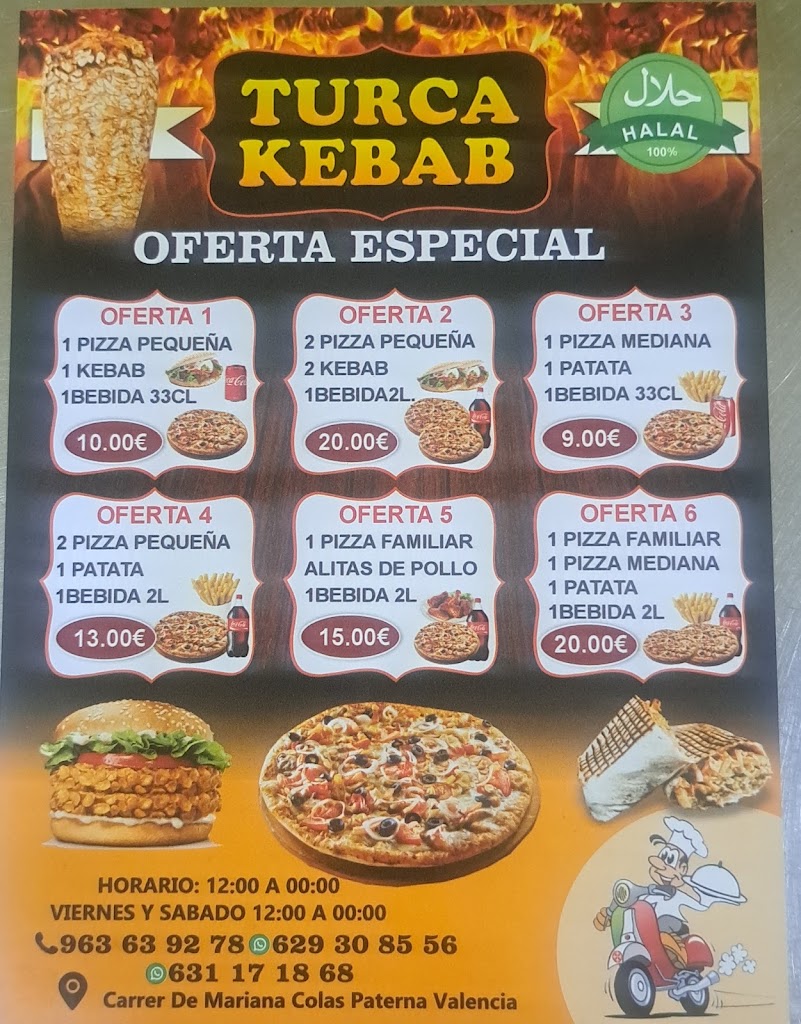 AAYAN KEBAB PATERNA — Comida reconfortante