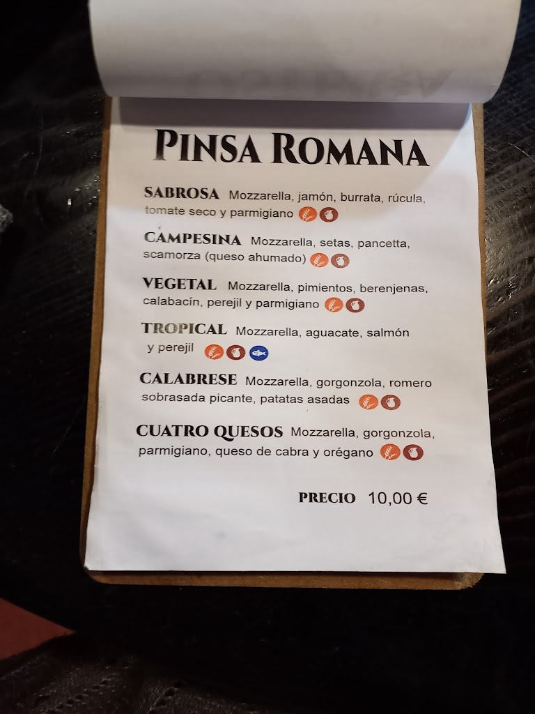 Bar Osteria — Carta