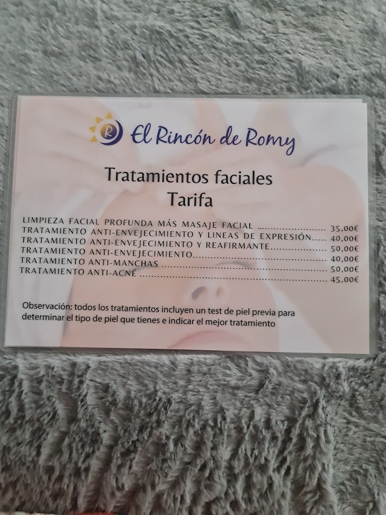 EL Rincon de Romy — Carta