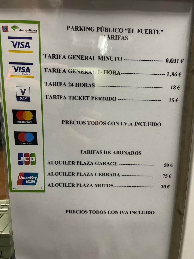 Parking Publico El Fuerte