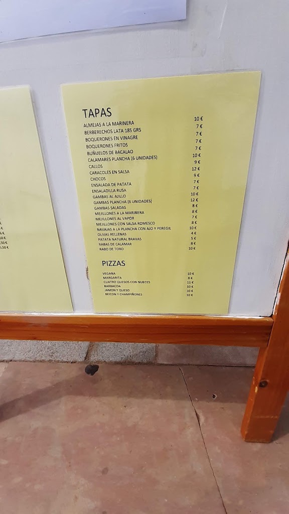 Mare Nostrum Restaurant - Club Nautic Calafell — Carta