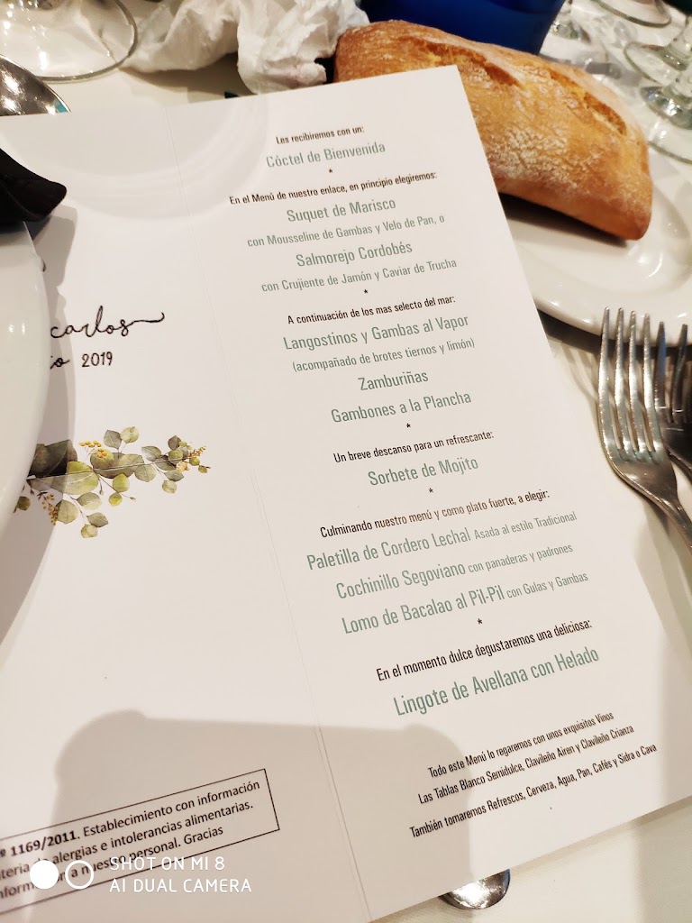 Restaurante Las Brujas — Carta