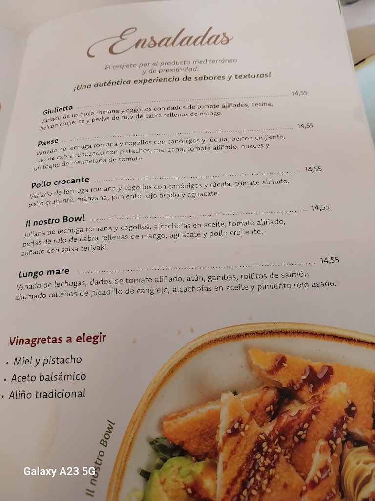 Restaurante La Piemontesa | Reus Batan — Carta