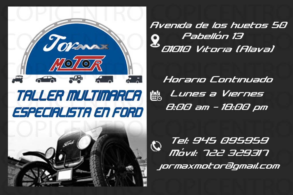JOR-MAX MOTOR ESPECIALISTAS FORD — Del propietario