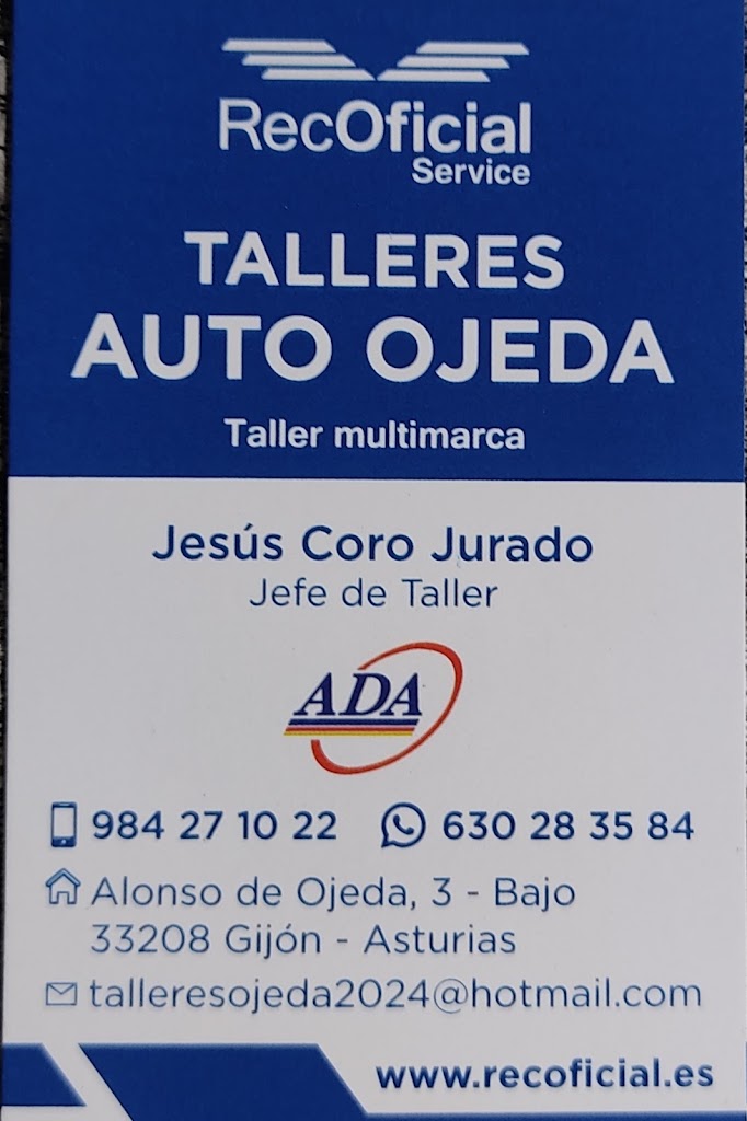 Servicio ADA | Talleres Auto Ojeda S.L.L. — Mas recientes