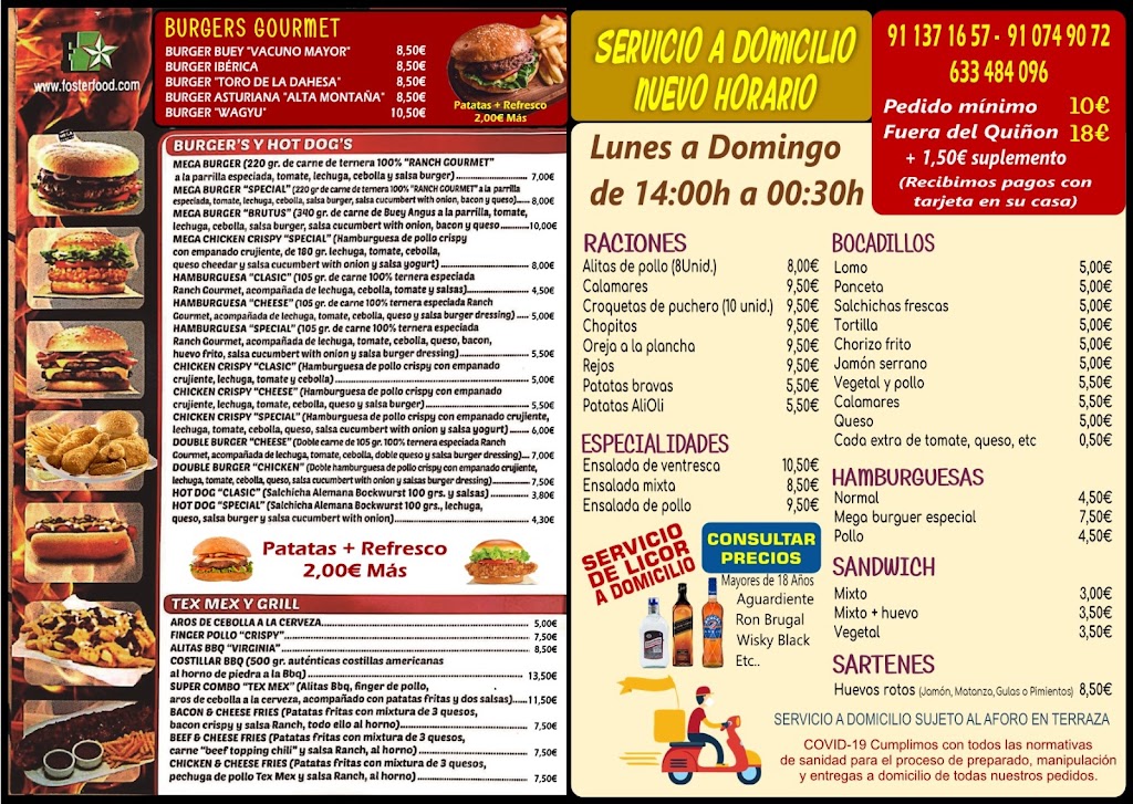 Kebab el quinon — Carta