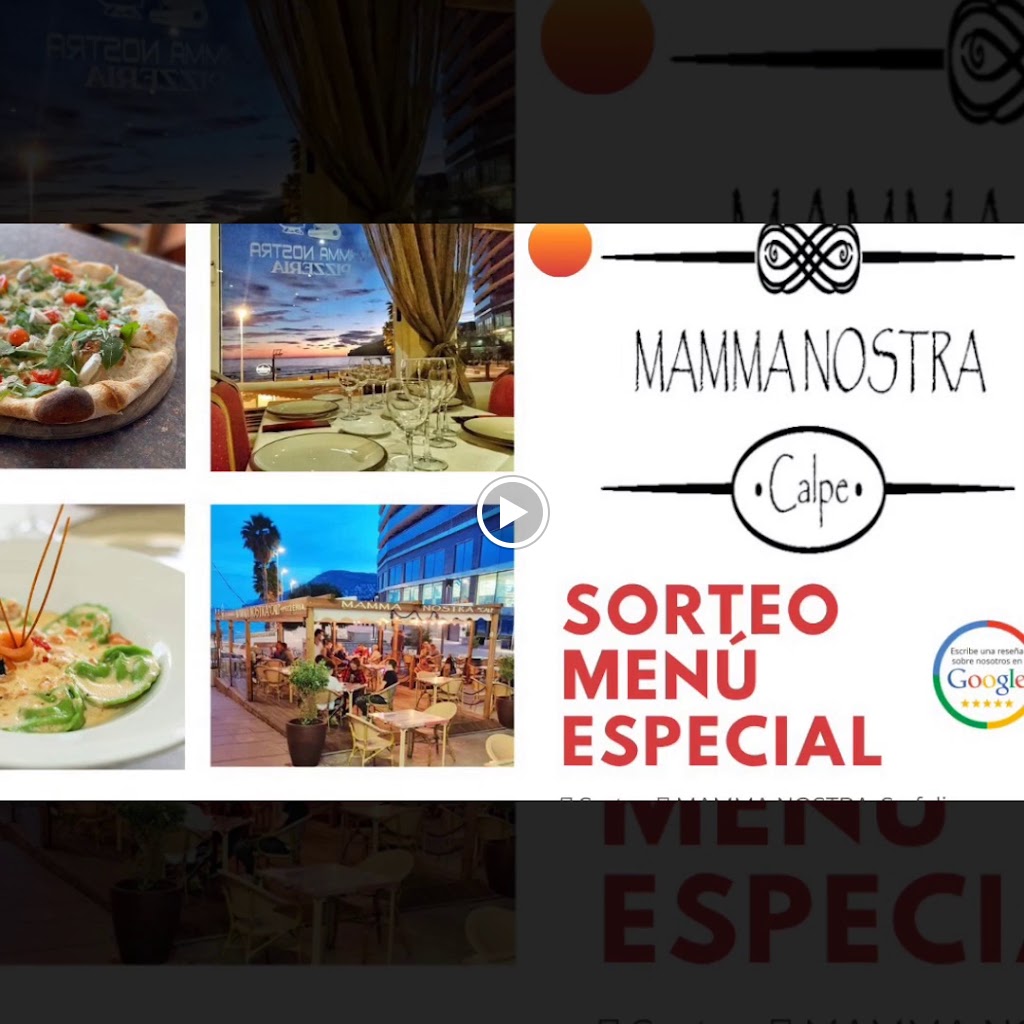 RESTAURANTE-PIZZERIA MAMMA NOSTRA — Videos