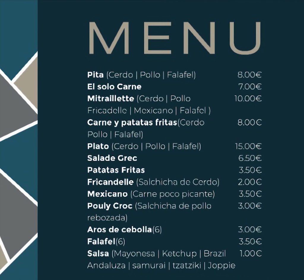 La Buena Pita - Plaza nueva — Carta