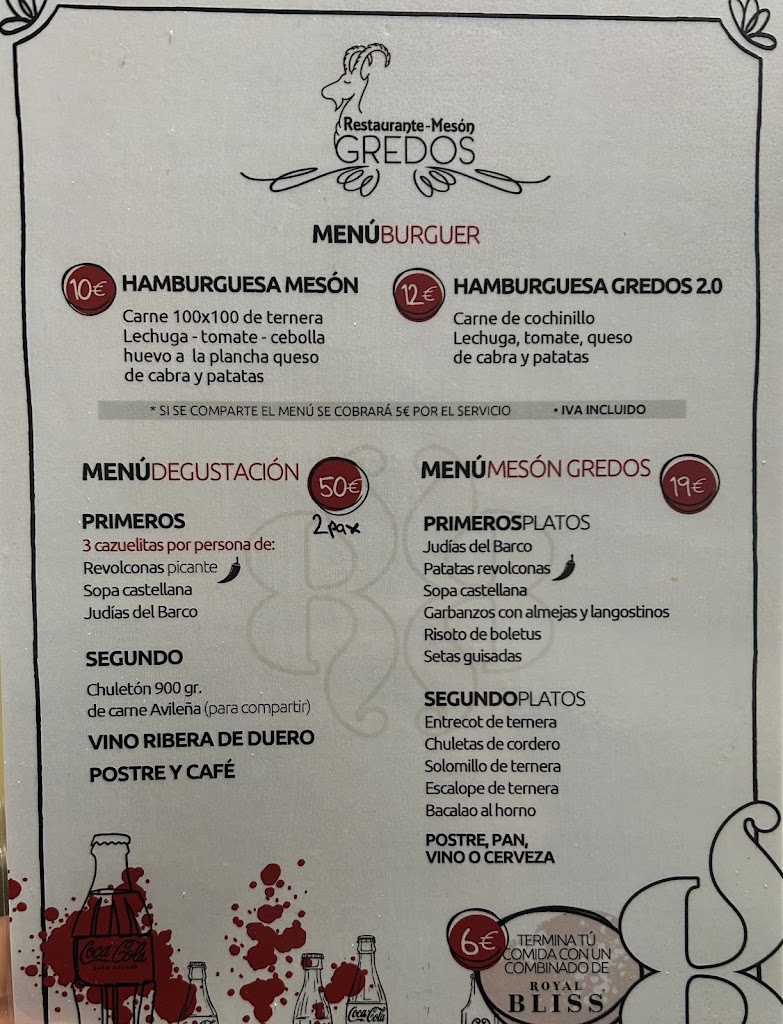 Meson Gredos Bar Restaurante — Mas recientes