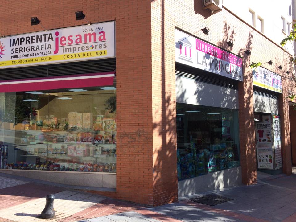 PAPELERIA- LIBRERIA LA PRINCIPAL & JESAMA IMPRESORES COSTA DEL SOL