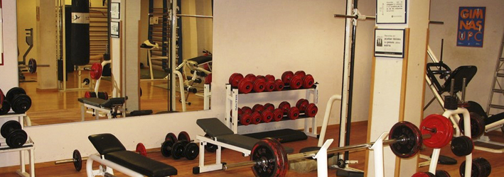 Gimnasio del Campus de Terrassa de la UPC