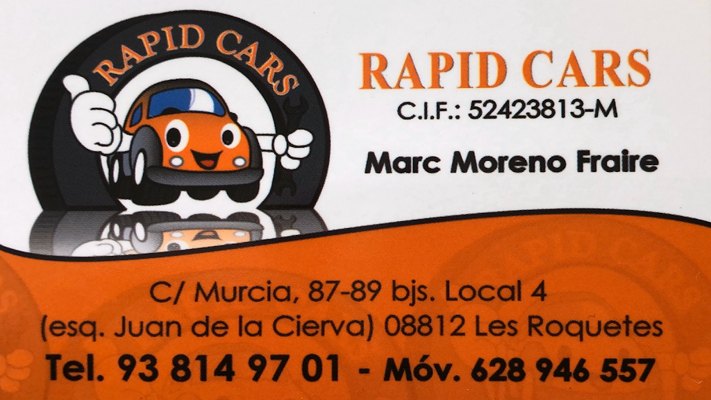 Rapid Cars — Del propietario