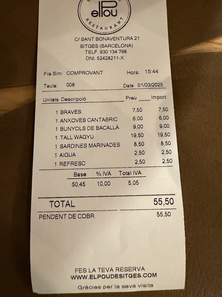 Restaurant El Pou — Mas recientes
