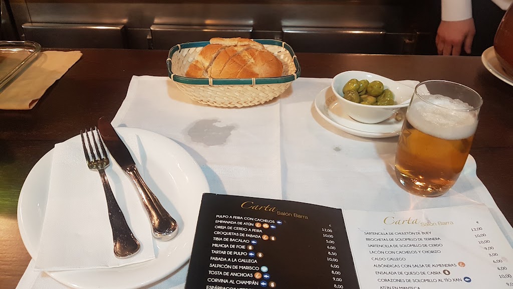 Meson Galego Antoxo — Carta