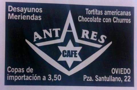 Cafeteria Antares — Carta