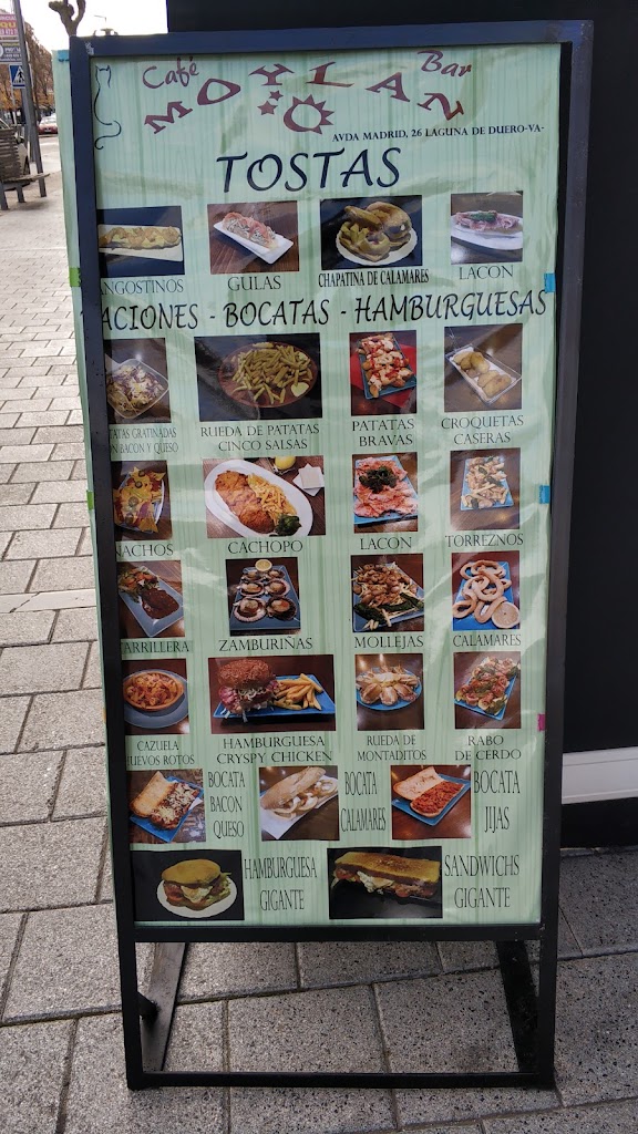 Cafeteria MOYLAN — Carta