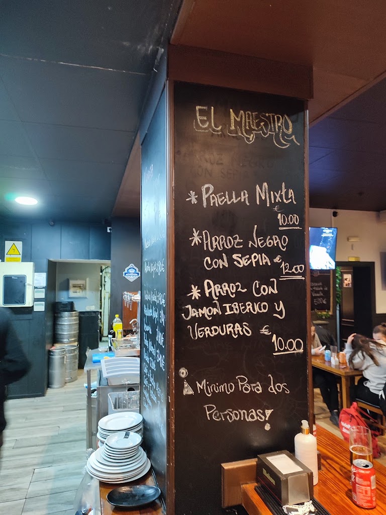 Bar Restaurante El Maestro — Carta