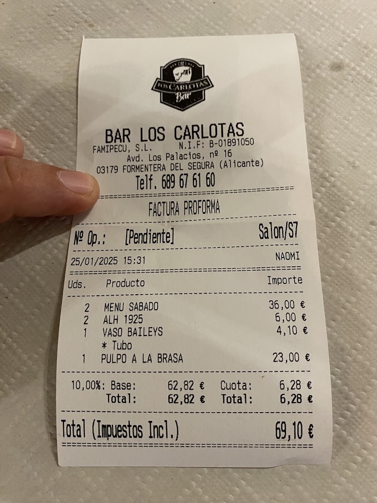 Bar Los Carlotas — Mas recientes