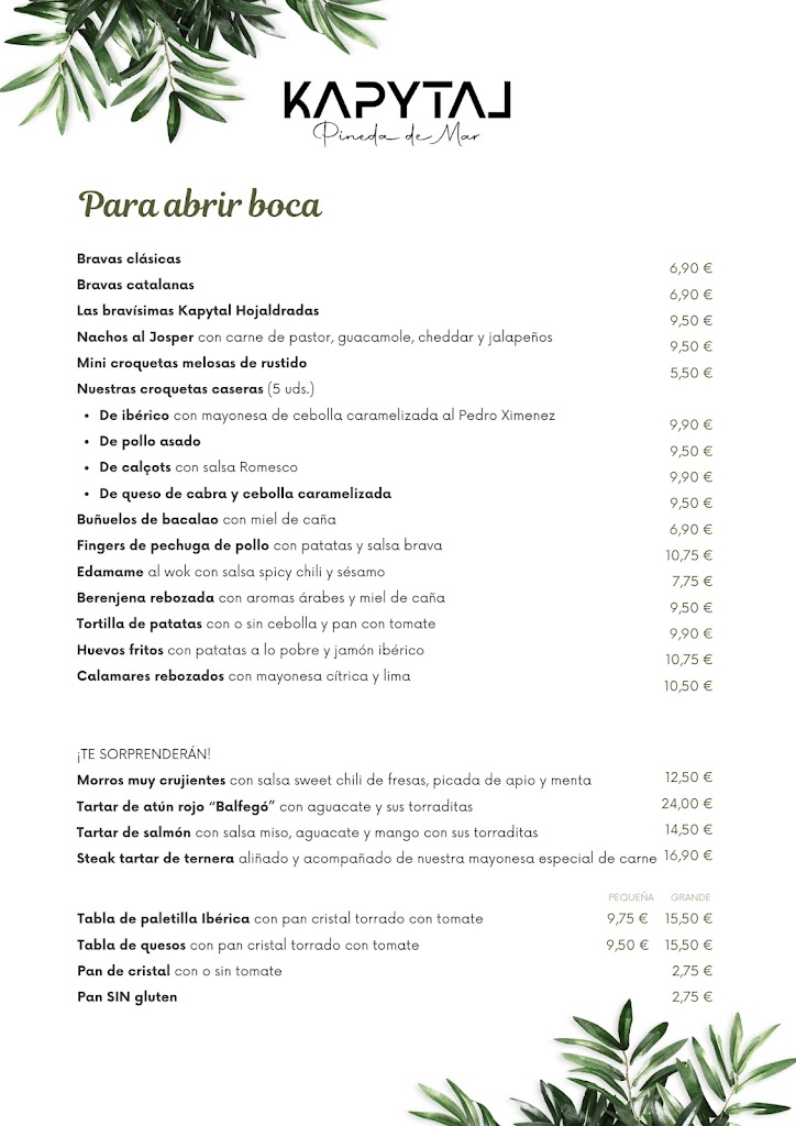 Kapytal Pineda — Carta