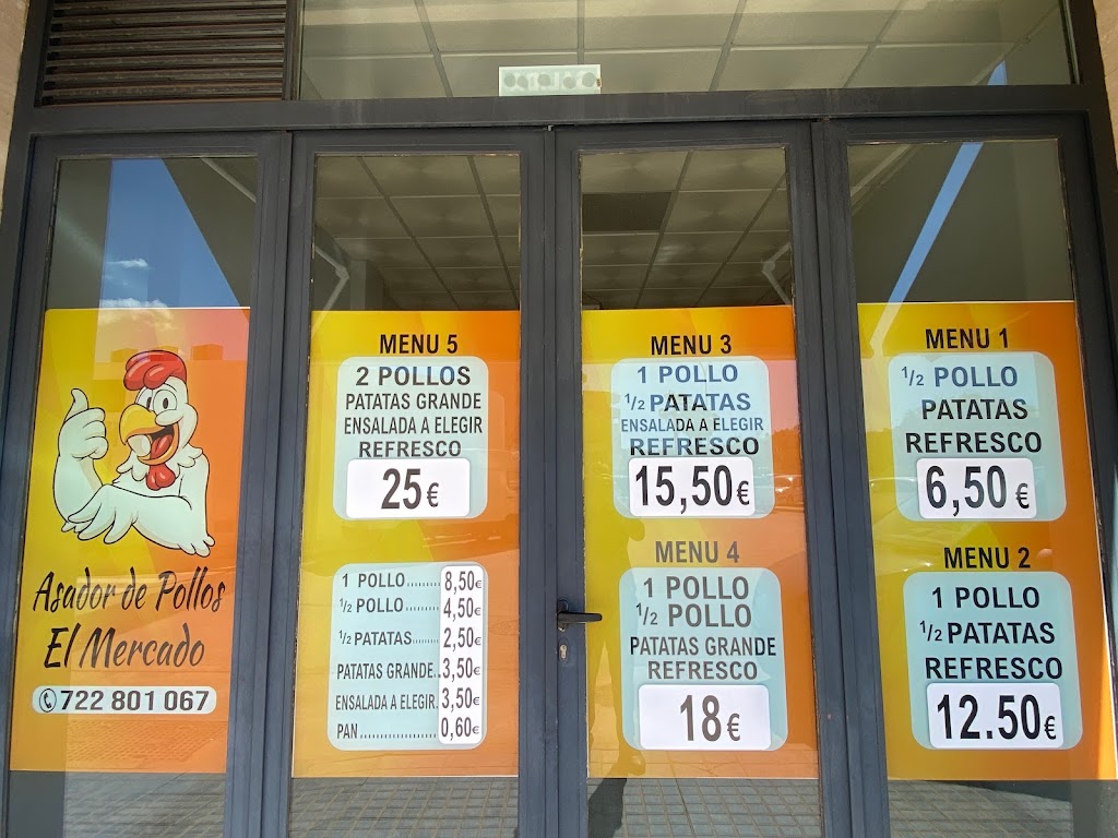 Asador mercado — Carta