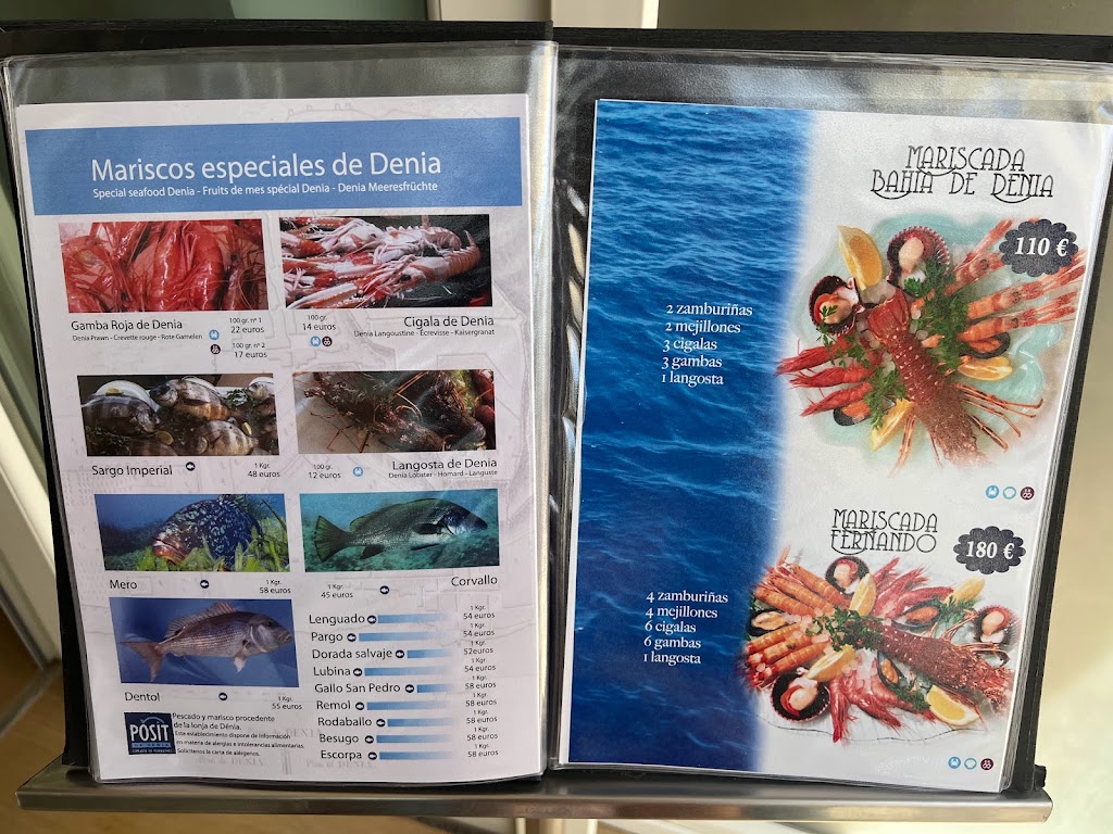 Restaurante Fernando — Carta