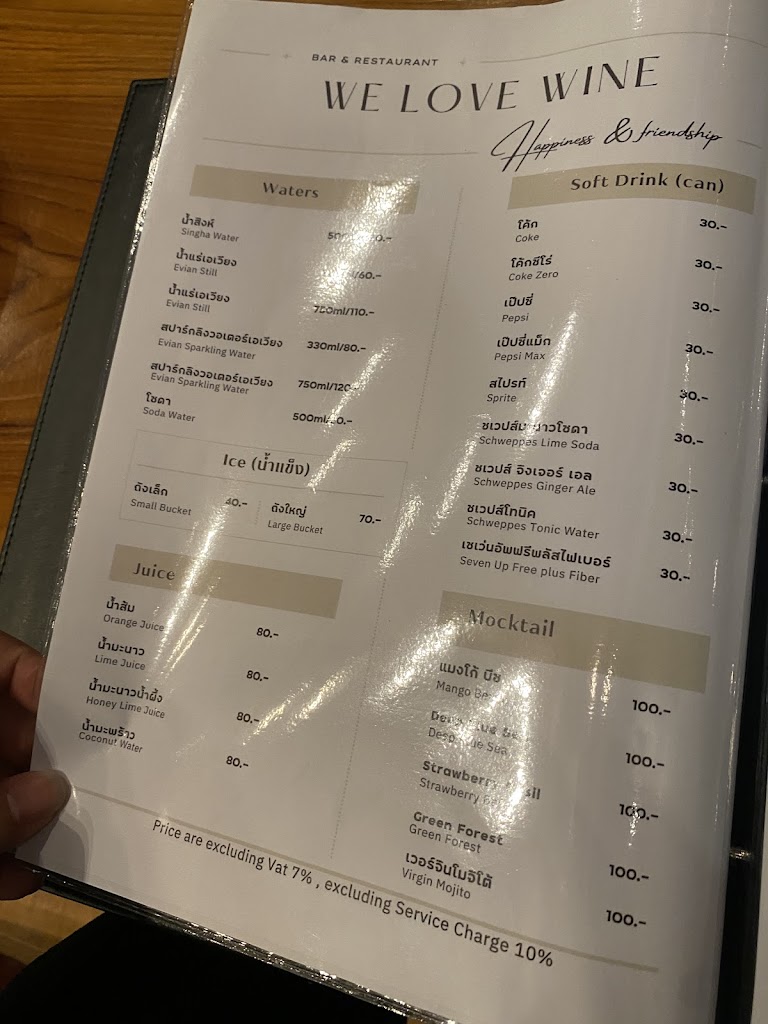 Welovewine Restaurant's Photo/Menu