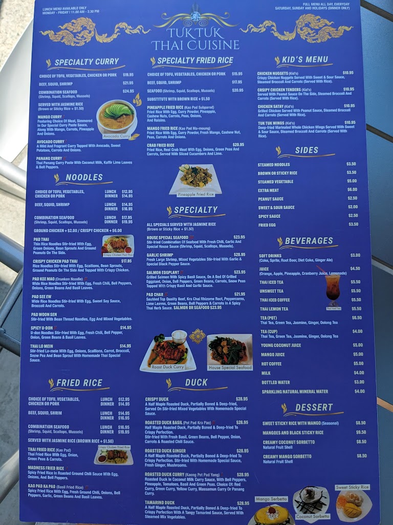 Tuk Tuk Thai Cuisine and Sushi