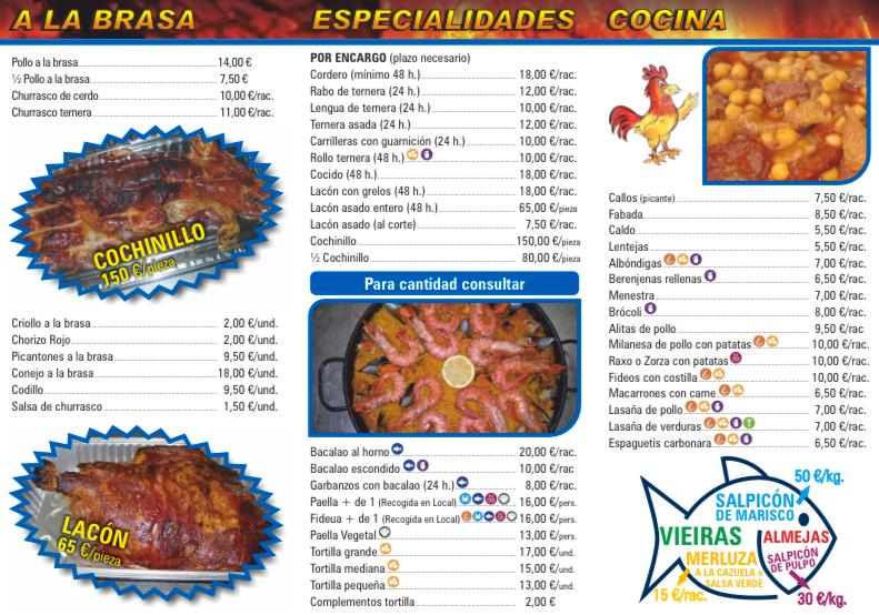 A Churrasqueira — Carta