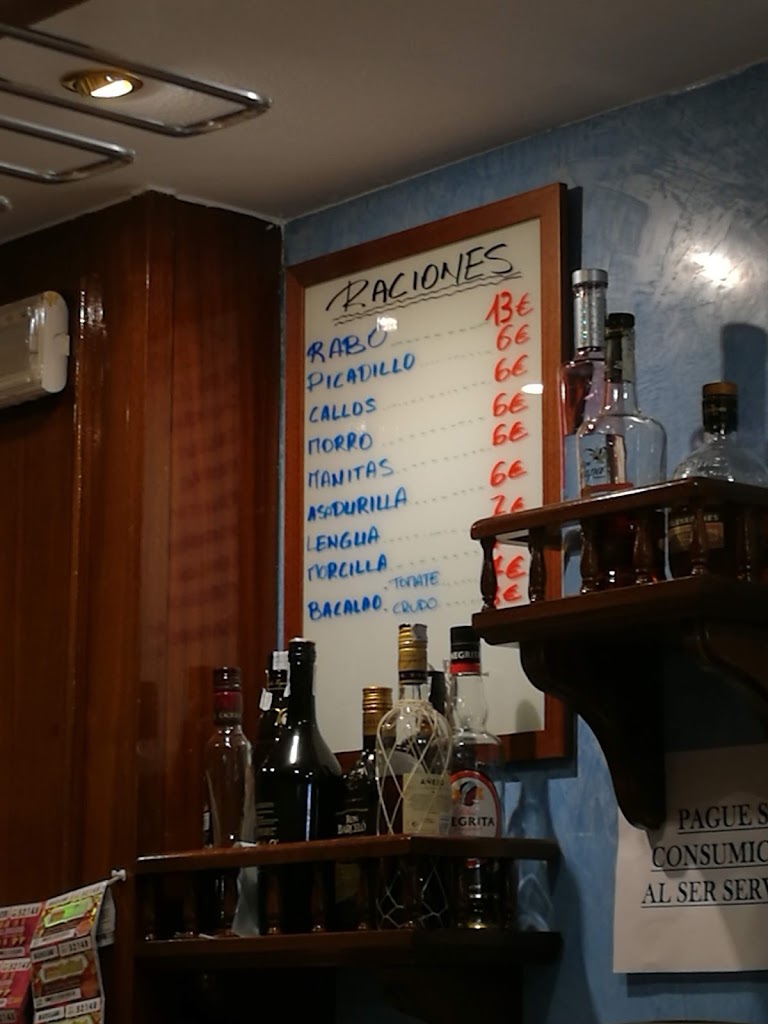 Restaurante Bar Gutierrez — Carta