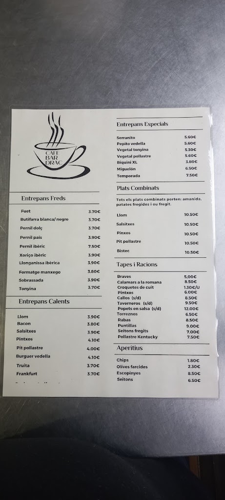 Cafe Bar Drac — Mas recientes