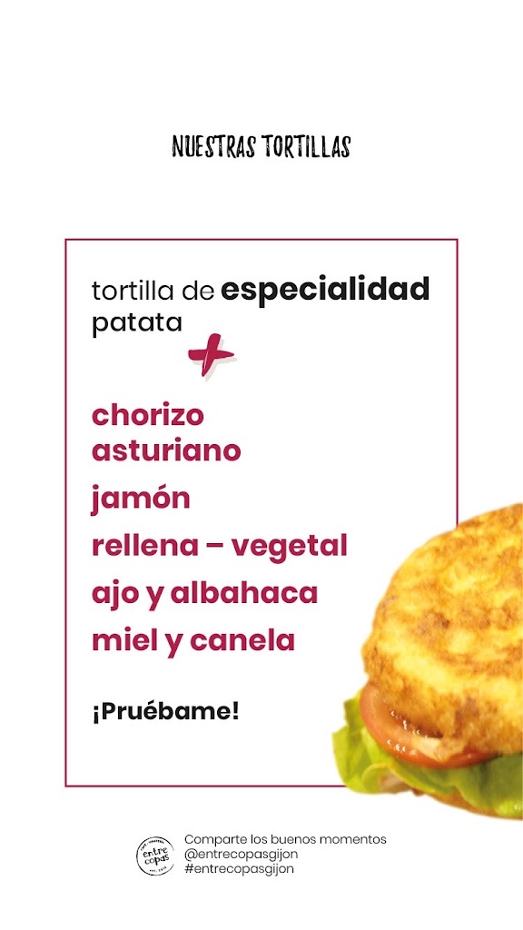 Cafe ~ Vinateria Entre Copas — Carta