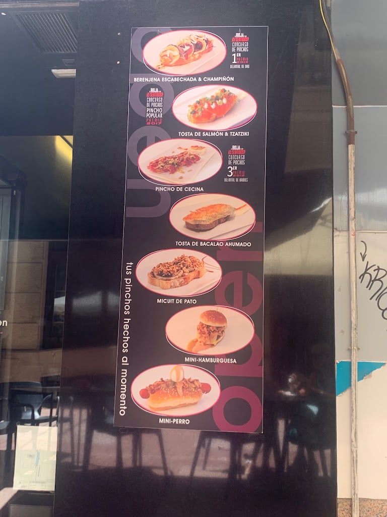 Open Cafe & Vinobar — Carta