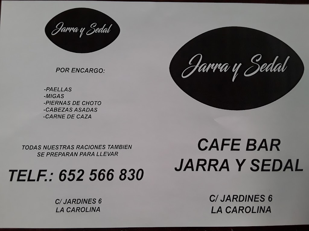 Bar Jarra y Sedal — Carta